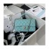 Chanel Mini Flap Bag With Top Handle AS2431 in Iridescent Lambskin