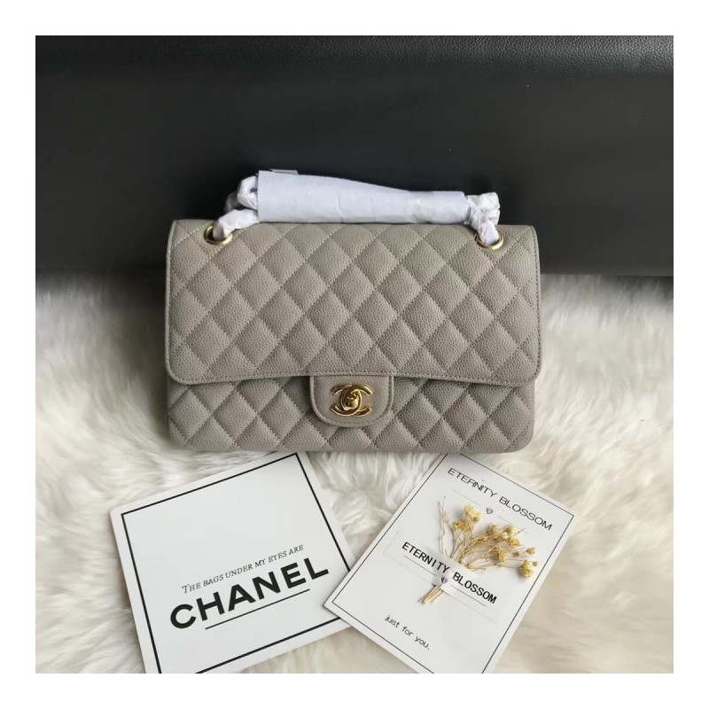 Chanel Caviar Calfskin Classic Flap Bag A01112