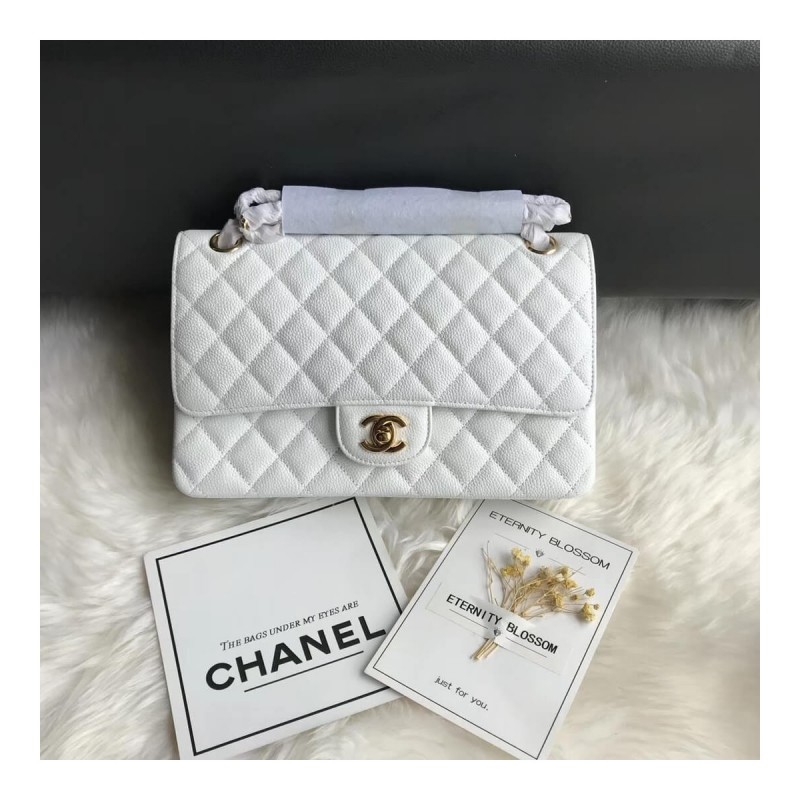 Chanel Caviar Calfskin Classic Flap Bag A01112