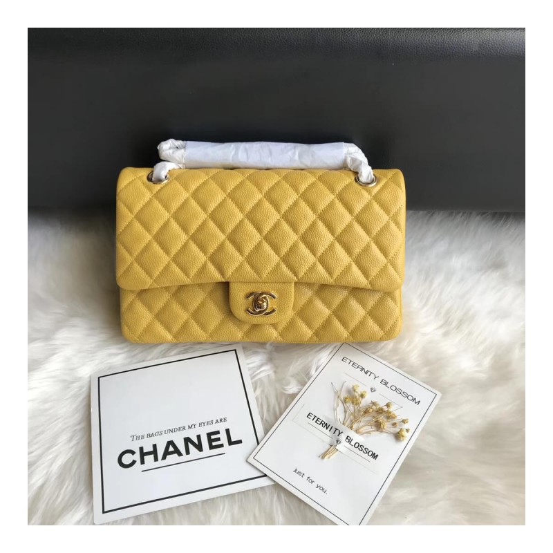 Chanel Caviar Calfskin Classic Flap Bag A01112