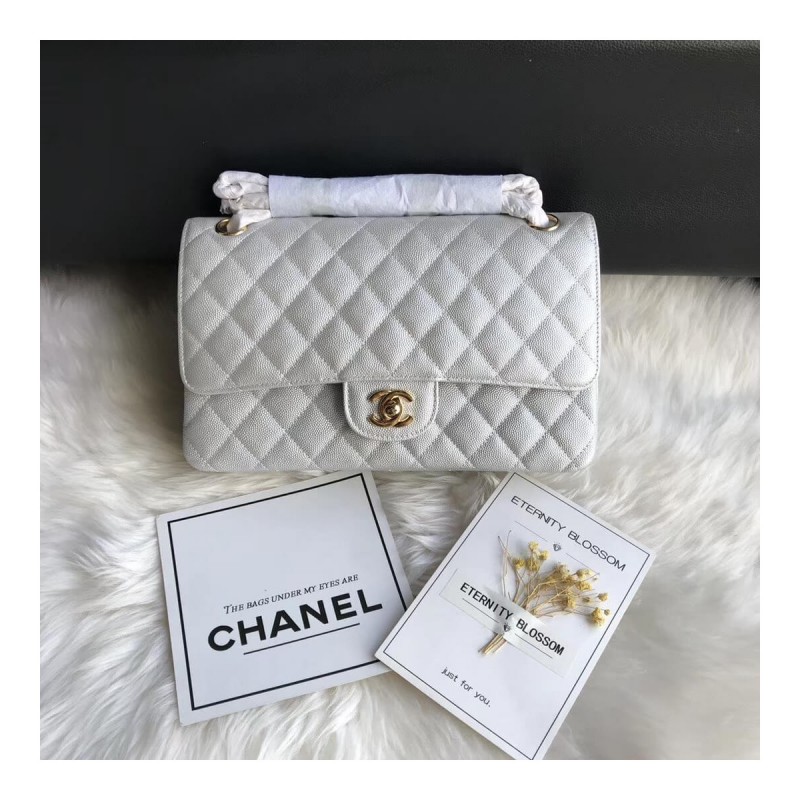 Chanel Caviar Calfskin Classic Flap Bag A01112