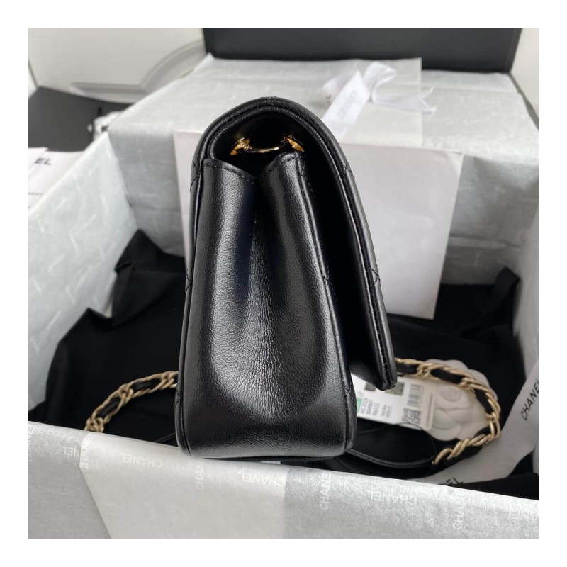 Chanel Lambskin Large Flap Bag AS2319