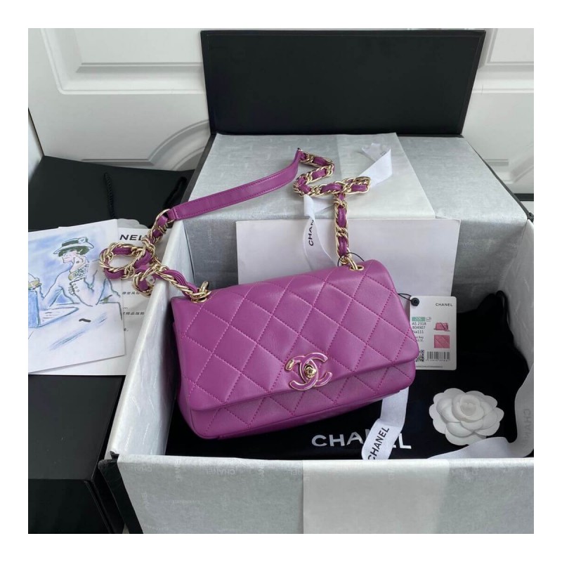 Chanel Lambskin Medium Flap Bag AS2318