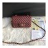 Chanel Chevron Caviar Leathe 20cm Classic Flap Bag 1116