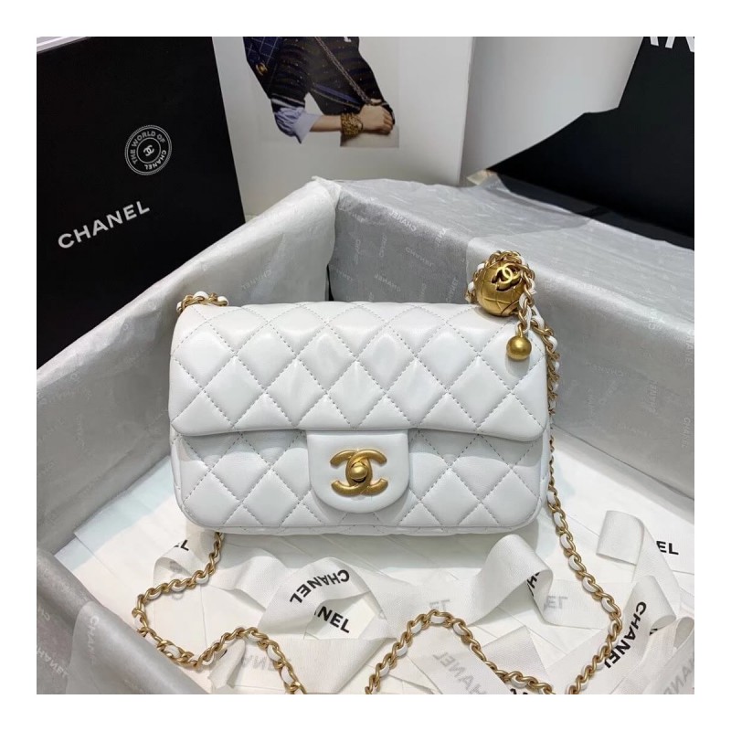 Chanel Lambskin  Flap Bag AS1787