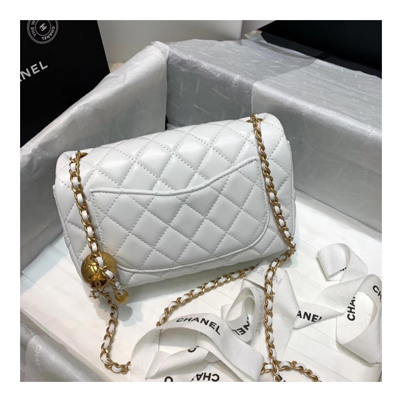 Chanel Lambskin  Flap Bag AS1787