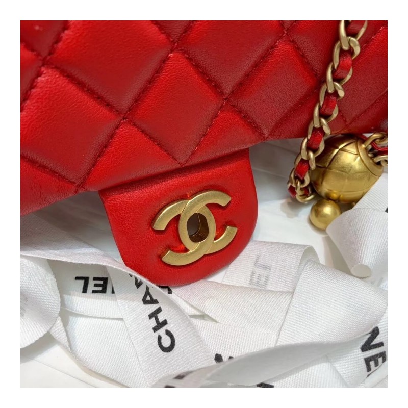 Chanel Lambskin  Flap Bag AS1787