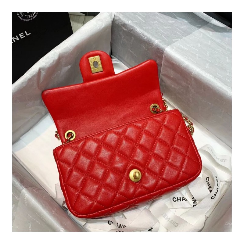 Chanel Lambskin  Flap Bag AS1787