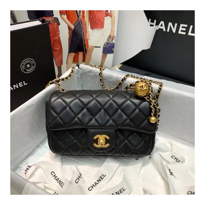 Chanel Lambskin  Flap Bag AS1787