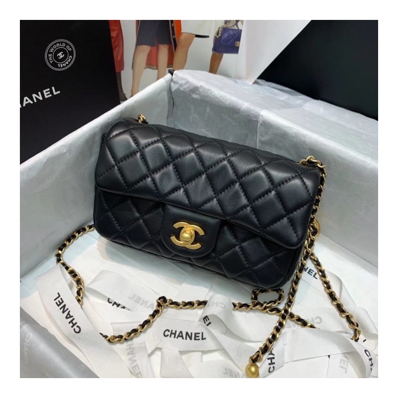 Chanel Lambskin  Flap Bag AS1787