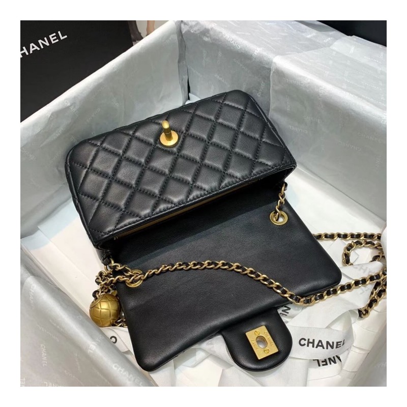 Chanel Lambskin  Flap Bag AS1787