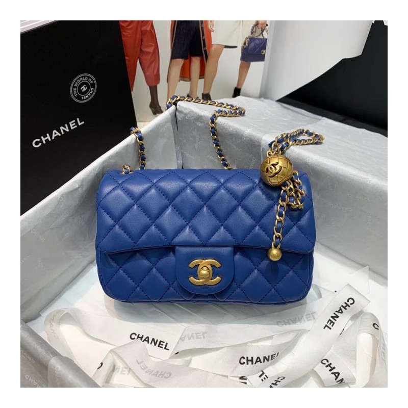 Chanel Lambskin  Flap Bag AS1787
