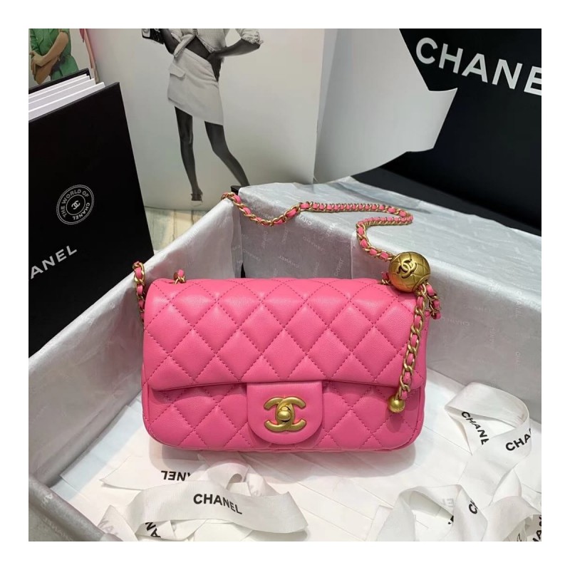 Chanel Lambskin  Flap Bag AS1787