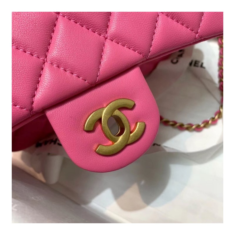 Chanel Lambskin  Flap Bag AS1787