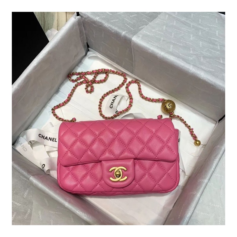 Chanel Lambskin  Flap Bag AS1787