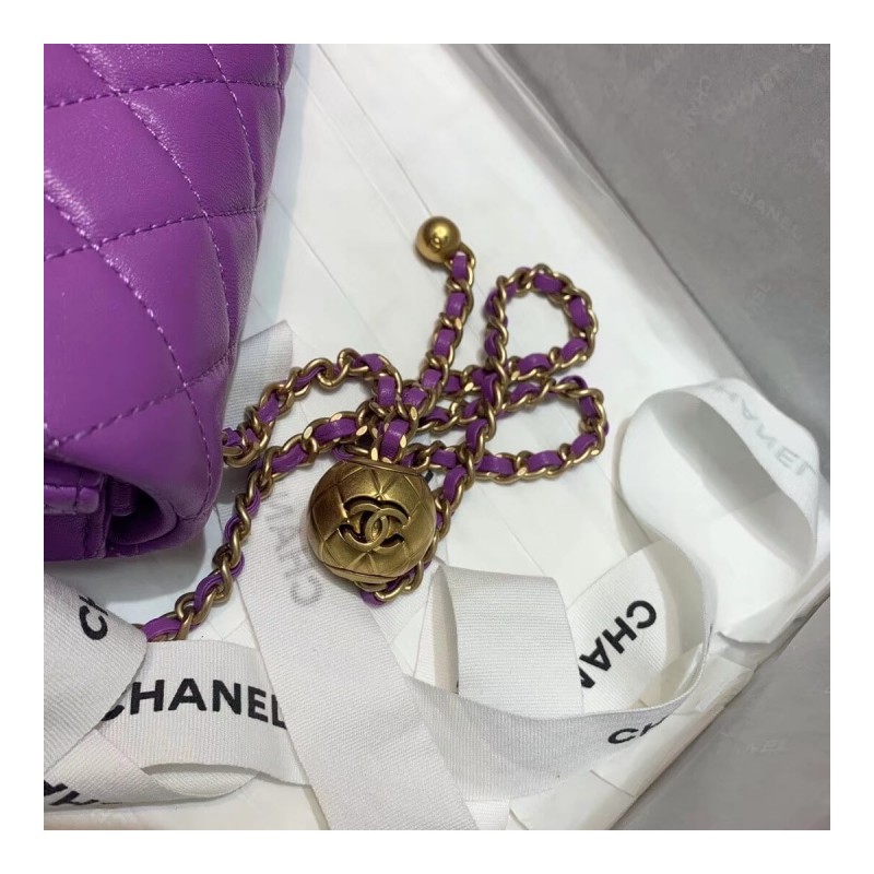 Chanel Lambskin  Flap Bag AS1787