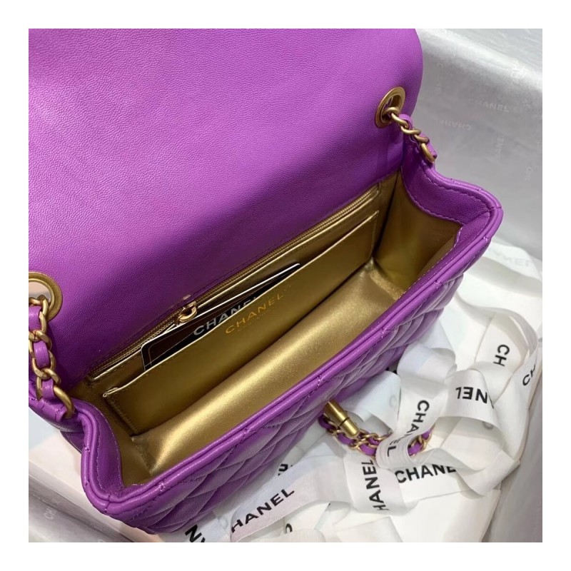 Chanel Lambskin  Flap Bag AS1787