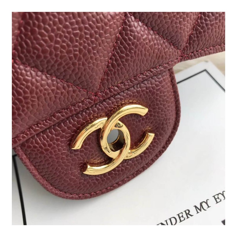 Chanel Caviar Calfskin 30cm Classic Flap Bag A01113
