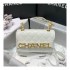 Chanel Front Logo Small Flap Bag AS1490