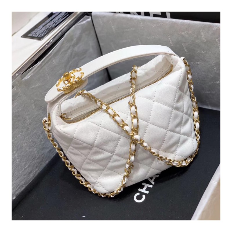Chanel Small Lambskin Hobo Bag AS1745