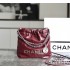 Chanel 22 mini Handbag AS3980 Crimson