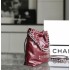 Chanel 22 mini Handbag AS3980 Crimson