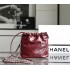Chanel 22 mini Handbag AS3980 Crimson