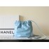 Chanel 22 mini Handbag AS3980 Light blue