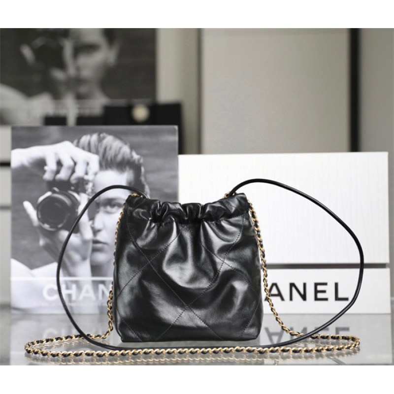 Chanel 22 mini Handbag AS3980Black