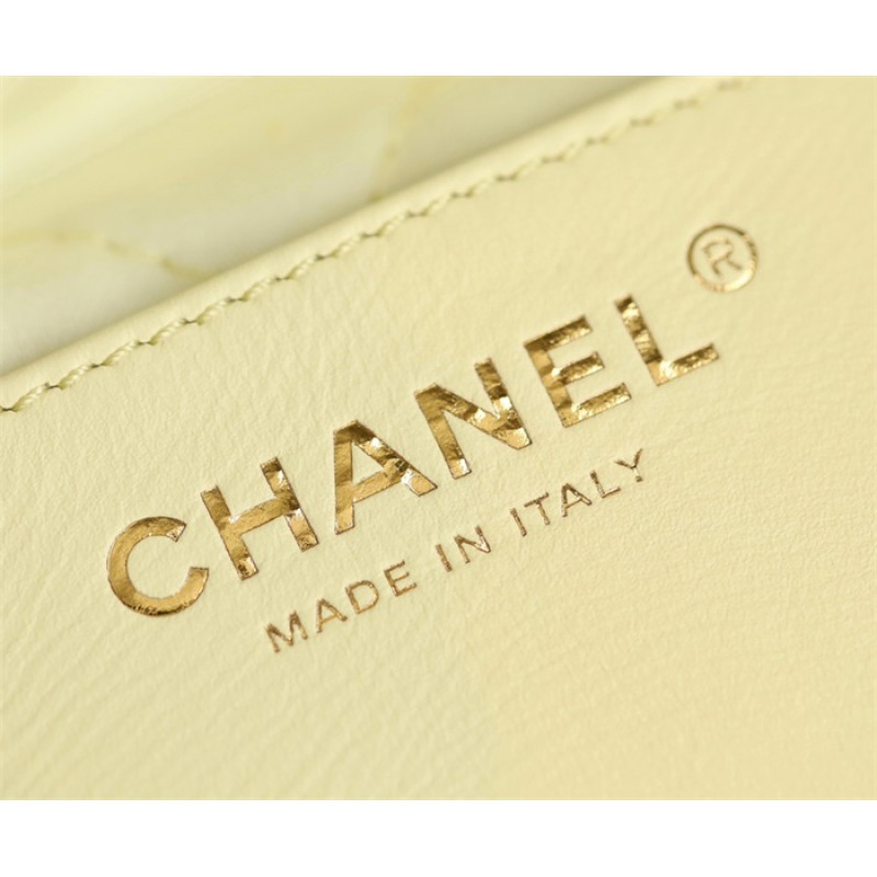 Chanel 22 mini Handbag AS3980 Yellow