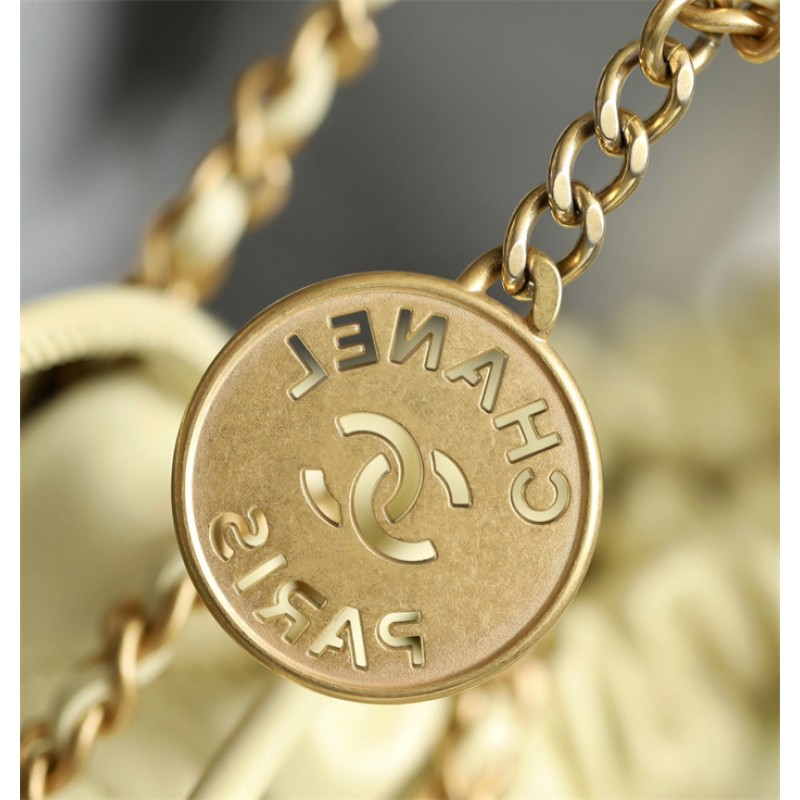 Chanel 22 mini Handbag AS3980 Yellow