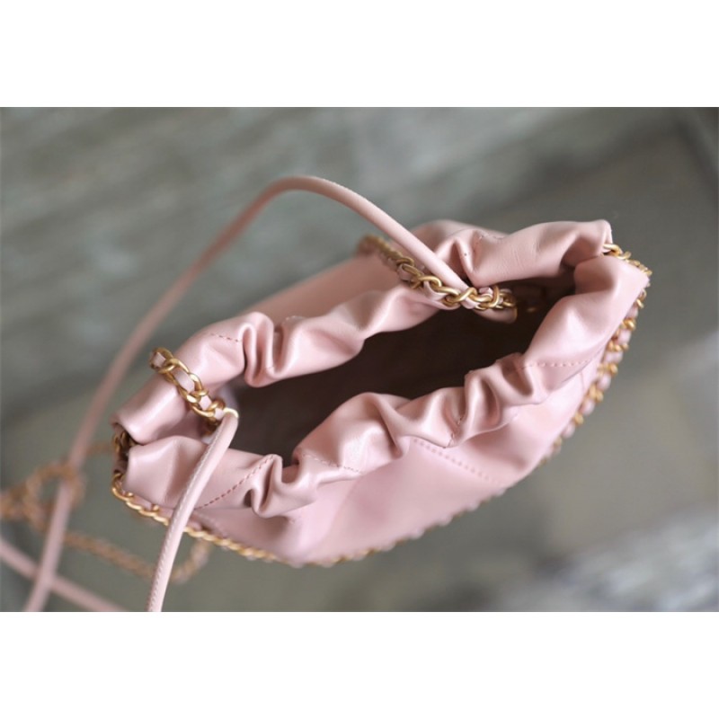 Chanel 22 mini Handbag AS3980 Pink