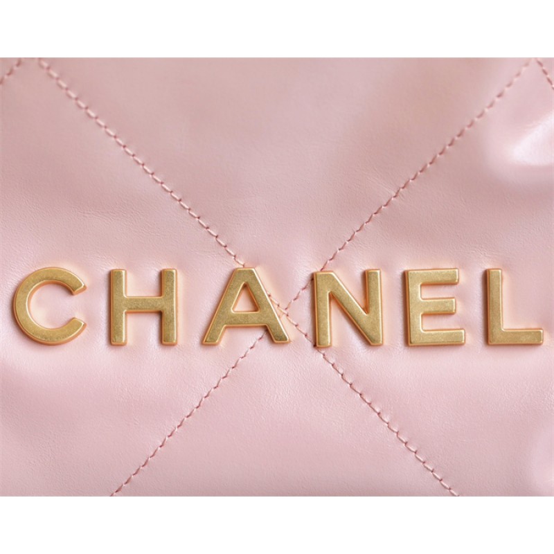 Chanel 22 mini Handbag AS3980 Pink