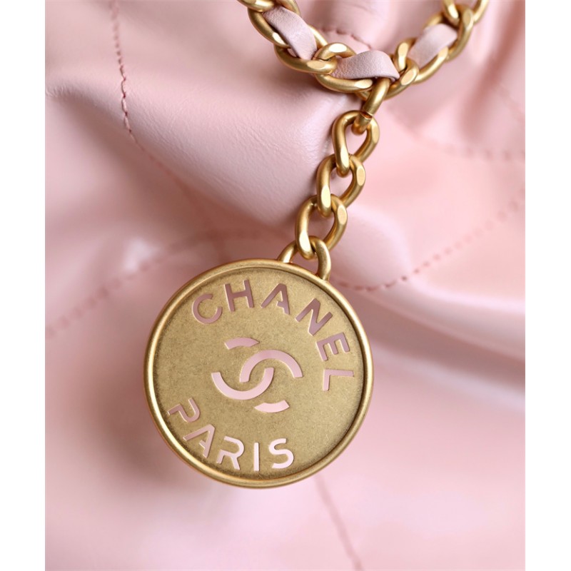 Chanel 22 mini Handbag AS3980 Pink