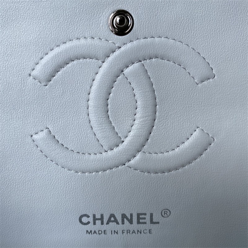 Chanel Caviar Calfskin Classic Flap Bag A01112White