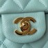Chanel Caviar Calfskin Classic Flap Bag A01112Light Blue