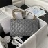 Chanel Lambskin Leather Classic Flap Bag A01112Grey