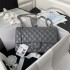 Chanel Lambskin Leather Classic Flap Bag A01112Grey