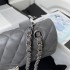 Chanel Lambskin Leather Classic Flap Bag A01112Grey