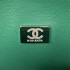 Chanel Lambskin Leather Classic Flap Bag  A01112Green