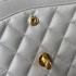 Chanel Caviar Calfskin Classic Flap Bag A01112Light Grey