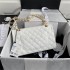 Chanel Caviar Calfskin Classic Flap Bag A01112White1