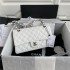 Chanel Caviar Calfskin Classic Flap Bag A01112White1