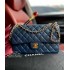 Chanel Lambskin Leather Classic Flap Bag A01112Blue