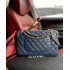 Chanel Lambskin Leather Classic Flap Bag A01112Blue
