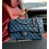 Chanel Lambskin Leather Classic Flap Bag A01112Blue