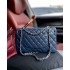 Chanel Lambskin Leather Classic Flap Bag A01112Blue