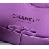 Chanel Lambskin Leather Classic Flap Bag A01112Purple