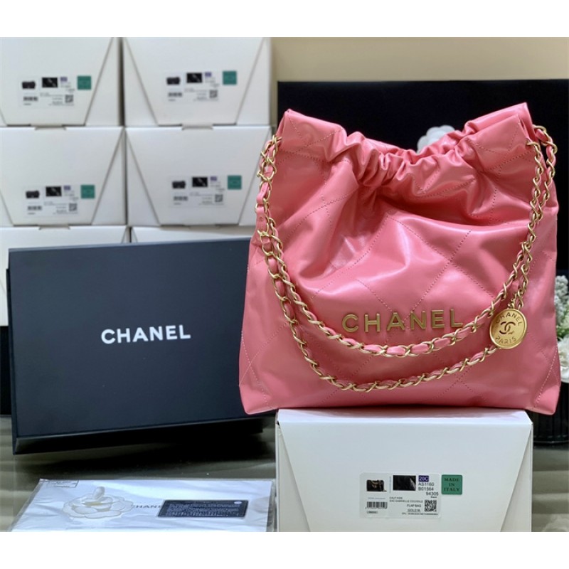 Chanel 22 Small Handbag AS3260Pink