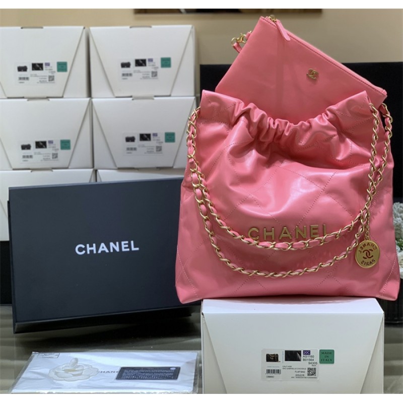 Chanel 22 Small Handbag AS3260Pink